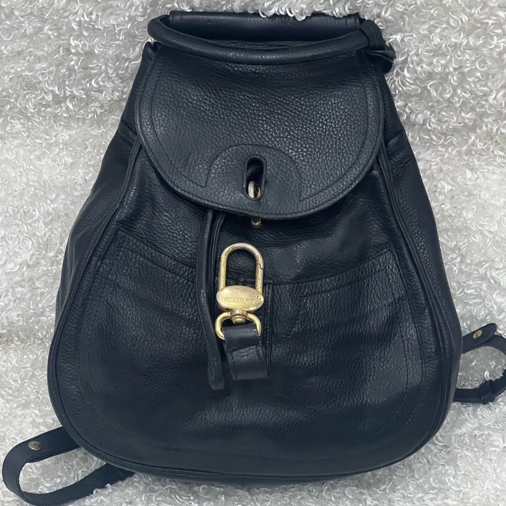 Delvaux Black Lucifer Backpack